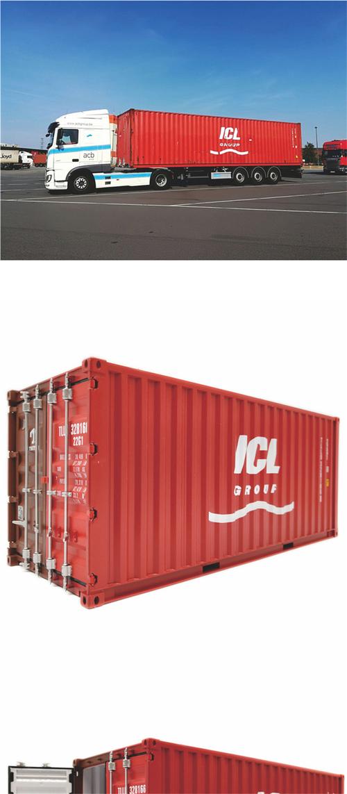 icl海神 集装箱模型 1:20货柜模型 货代货柜模型纸巾盒笔筒 海艺坊船